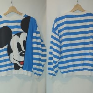 Vintage 1980s Mickey Mouse & Co. Disney Sweatshirt Cotton Made in Portugal M